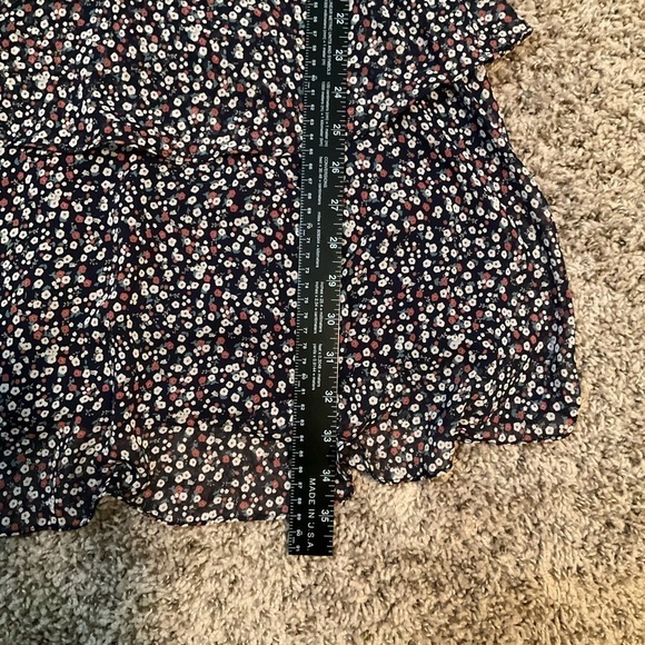 Sugarlips Sugar + Lips Dress Ashlee Floral Back Cut Out Mini Size L - Picture 10 of 15